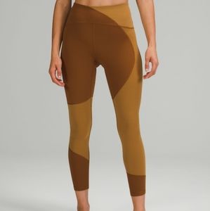 Bnwt - Lululemon Nulu color block tight 25"